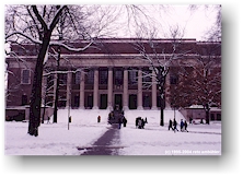 [ harvard campus in winter ]