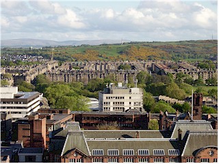 [ view from edinburgh castle towards south ]