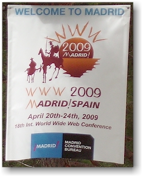 WWW2009 welcome flag