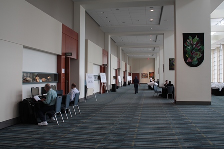 Seitengang im Konferenz-Zentrum in Raleigh, North Carolina, USA